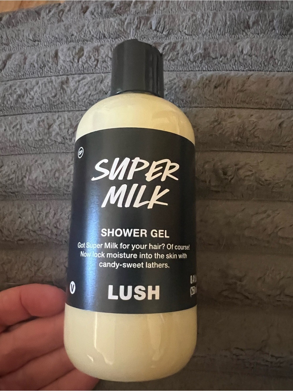 LUSH SUPER MILK SHOWER GEL 8.4 oz BRAND NEW SEALED